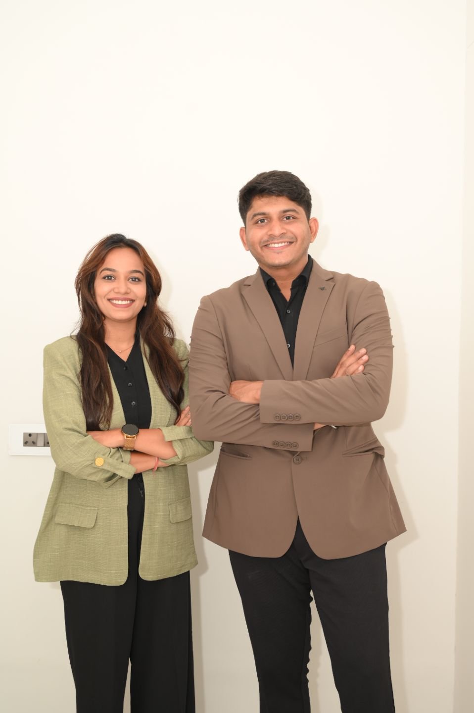 Dr. Shitanshu Shah and Dr. Jhanvi Patel at Haasya Mantra
