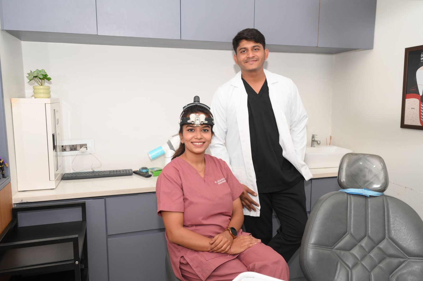 Haasya Mantra specialist dental team in the operatory